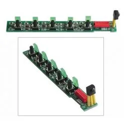 PLATINE DE COMMANDE FACADE NOIRE POUR HOTTE ROBLIN