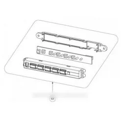 CARTE DE COMMANDE AVEC BOITIER POUR HOTTE ROBLIN